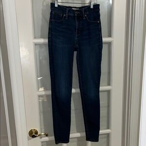 Madewell 9” High Rise Skinny Jeans, Size 26